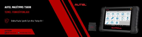 AUTEL MaxiTPMS TS608 Temel Fonksiyonları